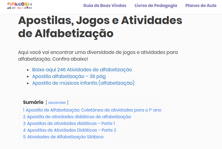 Exercícios de Português para alfabetização do 1° ano - Aprenda como baixar